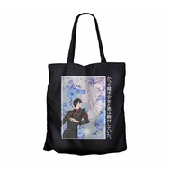 MIMORI BYAKUYA X MILLERSHUN anime infinite Tote bag made of canvas