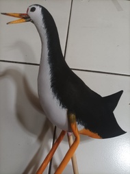 JONTROT RUAK2 TAHAN AIR PATUNG KAREO PADI PATUNG KAREO PADI BONEKA MANDAR BATU JENGGER MERAH DECOY B