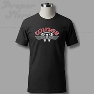 BAJU BAND WINGS PREMIUM 100% COTTON TSHIRT 200GSM MEN WOMEN UNISEX SALE VIRAL ROCK KAPAK MALAYSIA AW