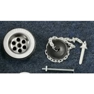 32mm (1.1/4") Stainless Steel Plug and Chain Waste (Suitable for wash basin)