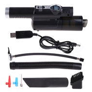 4-in-1 Car Vacuum Cleaner Tire Inflator Air Compressor with Tyre Pressure Gauge