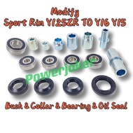 (Modify) Y15 Y16 Y16ZR - Complete Set Hub Collar Bush Tayar Sprocket Spoket Disc Bearing Sport Rim Y125ZR Ke Y15 Y15ZR