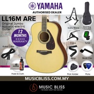 Yamaha LL16M ARE Original Jumbo Acoustic-Electric Guitar with FREE Hard Bag - Natural (LL16M-ARE)