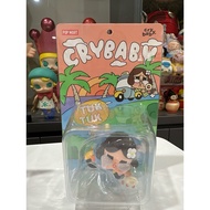Original Popmart CRYBABY Tuk Tuk Figure CRYBABY 突突车手办