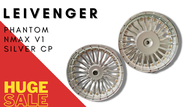 NMAX V1 SILVER CP 22 SPOKES PHANTOM LEIVENGER MAGS