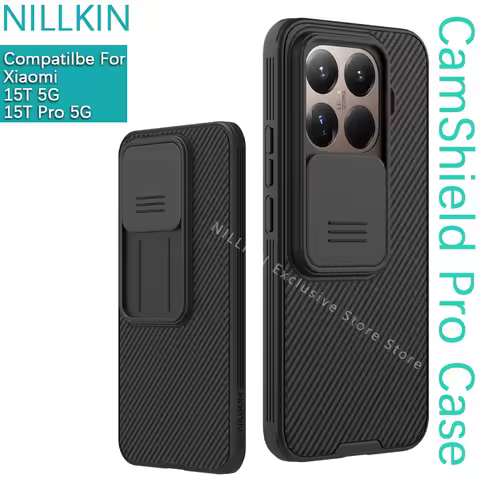 Nillkin For Xiaomi 15T Pro Case/Mi 15T 5G hard shell CamShield Pro Case TPU+PC Lens sliding window c