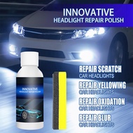 Chibel 50ml Car Headlight Restoration Kit, Headlight Restorer Cleaner, Scratch Remover, Headlamp Polish Cleaner, Headlight Polish Liquid