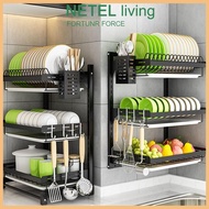 【Available】[NETEL &amp;Ready stock]  Kitchen Dish Rack Hanging Drying Dish Organizer Storage Shelf , 3 T