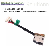 HP 14-FQ 14S-FQ 14-DQ 799735-Y51 799735-S51 ENVY PAVILION X360 13-AD 13-BA 13-AG Power Jack