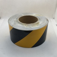 REFLECTIVE STICKER Black/Yellow stripes 3" x 150ft