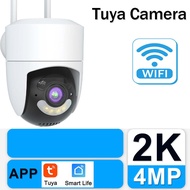 [Op008] Tuya กล้อง WiFi กลางแจ้ง2K 4MP 5G ตรวจตรา Wifi กล้องเฝ้าระวังระบบรักษาความปลอดภัยอัจฉริยะสำห