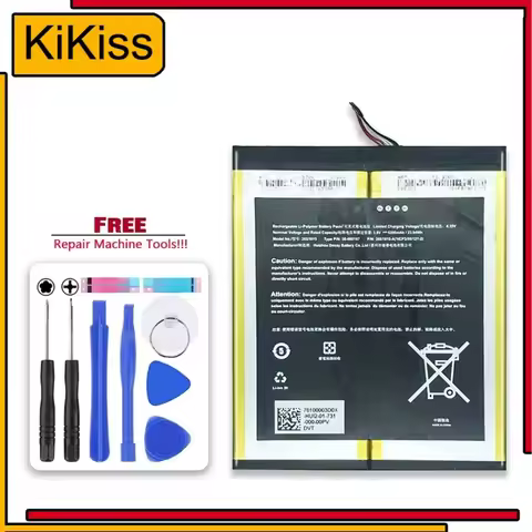 26S1015 6300mAh Tablet Battery For Amazon Kindle Fire HD 10.1,Kindle Fire HD 10.1 7th, SL056ZE