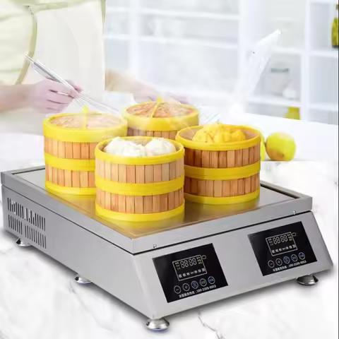 Multifunctional Commercial Rice Steamer Electric Food Steamer With Cover Plate