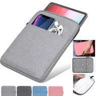For Samsung Galaxy Tab A7 Lite 8.7 Tab A 8.0 2019 7.0 2016 Shockproof Sleeve Bag Pouch Case Zipper Handbag Waterproof Fabric Tablet Cover