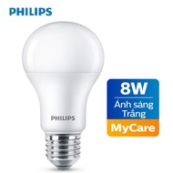 Philips LED MyCare 8W E27 A60 Bulb - White Light