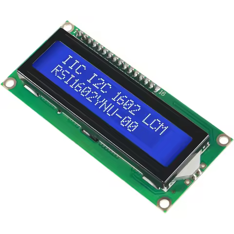 LCD1602 Screen with Backlight LCD Display Module Board 2 x 16 Characters 1602 5v for Ar-duino Duemil
