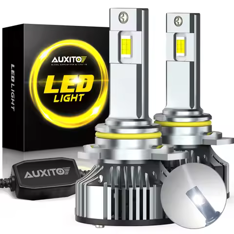 AUXITO 2Pcs 9005 HB3 LED Super Bright Headlight Bulbs 9012 HIR2 H8 H9 H11 LED Canbus No Error 100W H