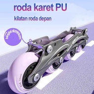 Roller skates/PU wheels/3D shell/flash front wheels/Children's Inline Skates Boys and Girls P19A