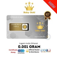Logam Mulia 24 Karat 0.001 gram
