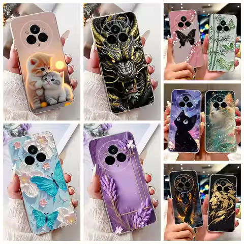 For Realme 14 Pro Plus Case RMX5051 Popular Fashion Painted Cover Soft Silicone Phone Case For Realm