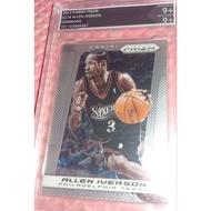 ALLEN IVERSON 2013 PANINI PRIZM NBA card (BYCC-9+ Gem Mint)