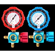 Air Conditioning Refrigerant Recharge Pressure Gauge Manometer manifold gauge Fit for R410A R22 R134