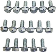 TRANSMISSION PAN BOLT KIT 17PCS Compatible with Chevy GM TH350 TH400 Powerglide Ford C4 C5 C6 AOD FM