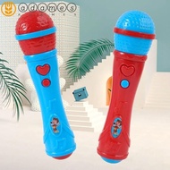 ADAMES Microphone Toys, Enlightenment Sound Amplifier Kids Microphone, Birthday Gift Early Education Simulation Karaoke Singing Music Toy Music Instrument