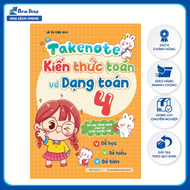 Sách - TakeNote - Kiến Thức Toán Và Dạng Toán 4 - MEGABOOK - Newshop