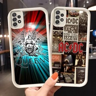 CK-1 AC DC Queen Nirvana Luxury Silicone Casing for Samsung A32 A52S A52 A33 A73 A23 A72 A13 A53