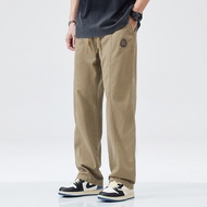 Ready Stock Cotton Long Pants Men Seluar Cotton Lelaki Straight Cut Pants Men Casual Pants Men Loose