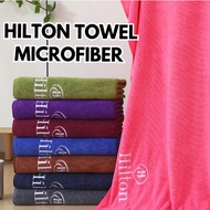 Tuala Mandi HILTON Bath Towel Hotel HILTON Premium Microfiber Extra Large / Standard Size