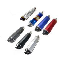 Universal stainless steel 470mm Motorcycle exhaust pipe silencer long muffler for For Yamaha TRACER 