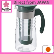 HARIO Mini Cold Brew Tea Pot with Removable Mesh Basket Infuser Glass Pitcher HCC-7DG Mini/HCC-7DG