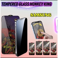 LAYAR Tempered Glass monkey King Anti Spy Samsung A74 A90 A91 F12 F15 F16 F22 F23 F32 F41 F42 4g 5g 