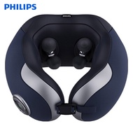 Philips หมอนนวดอุ่นตามหลักสรีรศาสตร์ไร้สาย3D Alat Pijat Leher PPM3502เกาหลี