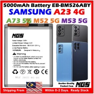 ORlGINAL NGS Brand 5000mAh Battery EB-BM526ABY For SAMSUNG Galaxy A23 4G / SAMSUNG A73 5G / SAMSUNG 