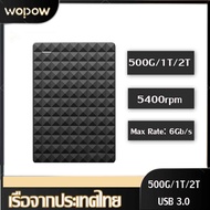 【จัดส่งจากปทุมธานี】2T ฮาร์ดดิสก์ ฮาร์ดไดรฟ์ Expansion HDD Drive Disk 500GB 1TB 2TBUSB3.0 External HDD 2.5" Portable External Hard Disk รองรับเฉพาะรูปแบบ 2T Data Storage