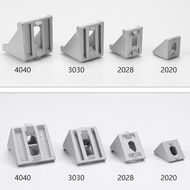 L Bracket Angle Connector Corner Fitting Gusset Element for 2020 2028 3030 4040 Aluminum Profile
