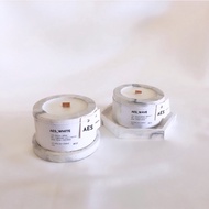 Concrete White Marble Jar | Mini Scented Candle | Bundle Gift Set | Natural Soy Wax | Concrete Candle Jar | Lilin Wangi