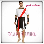 Adult men's gladiator costume, ancient Roman soldier costume