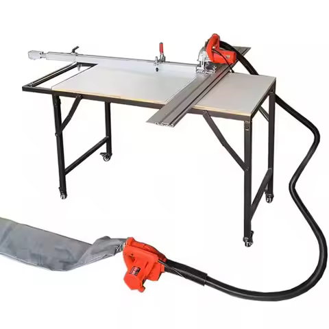 Multifunctional panel saw, track saw for woodworking, folding table saw for marble cutting, 1M Track