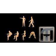 Racing boy driving model 1:64 scale | 1:64 scale accessories