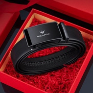 Thắt lưng nam cao cấp WilliamPOLO chất liệu da bò nguyên tấm V39