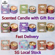 🔥Come with Gift Box🔥Soy Wax Dried Flower Scented Candle Aroma Fragrance Long-Lasting Scented Candle Xmas Gift Birthday Gift Teacher's day gift Wedding Gift