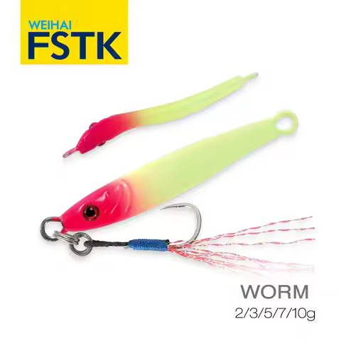 FSTK Slow Drop Micro Cast Metal Jig Mini jig Shore Casting Jigging Spoon 2G 3G 5G 7G 10G Sea Rockfis