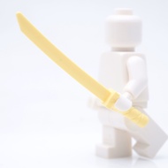 Lego Light Yellow Katana Sword WEAPON