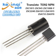 (50pcs) 2SC1815 NPN Power Transistor  C945 C1008 C2240 A1013 A1015 A733 A970 TO92