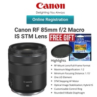 CANON MALAYSIA WARRANTY CANON RF 85MM F/2 MACRO IS STM LENS ORIGINAL RF MOUNT LENS FULL FRAME FORMAT