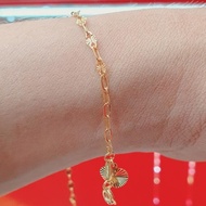 SIMPLE Model BRACELET GENUINE GOLD GRADE 375